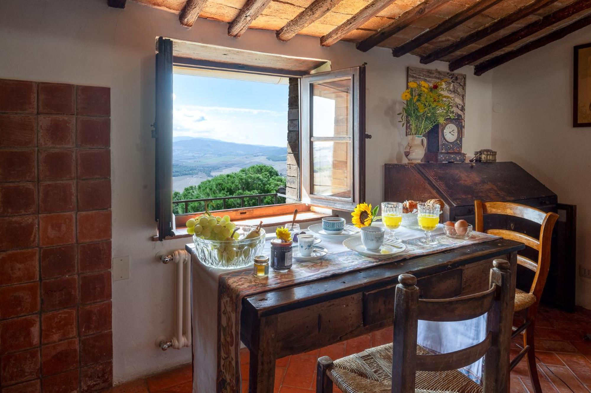 Artistica Pienza - Breathtaking Val D'Orcia View Leilighet Eksteriør bilde